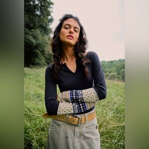 We the Free Cozy Craft Cuff long sleeve top, size L